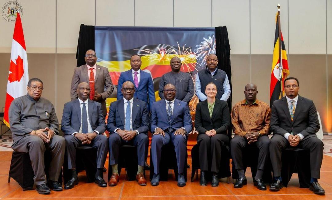 Officials from Global Affairs Canada and other Diplomats with Amb. Kajik