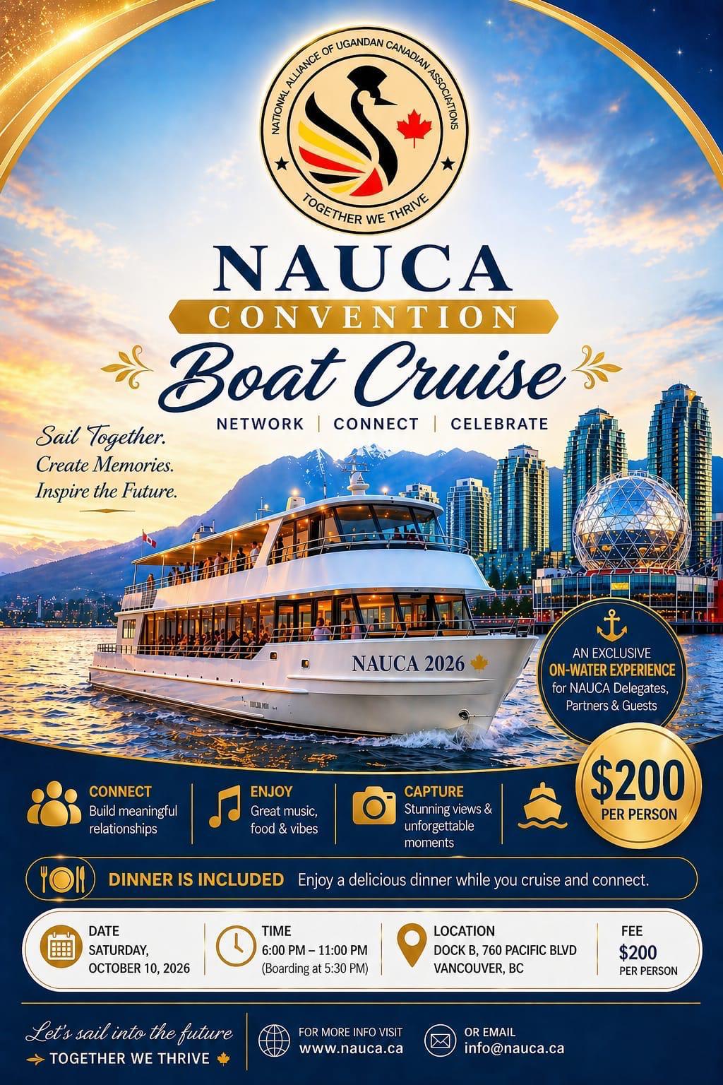 Official Boat Cruise Flyer - All-White Attire Event